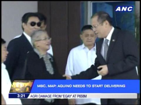 Aquino needs to start delivering, biz groups say