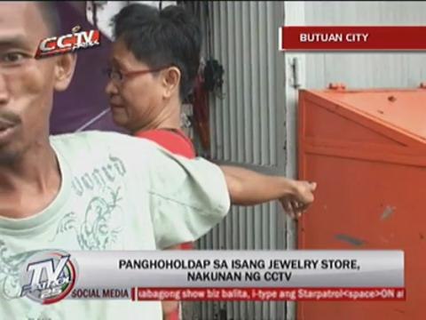 Jewelry store heist caught on CCTV