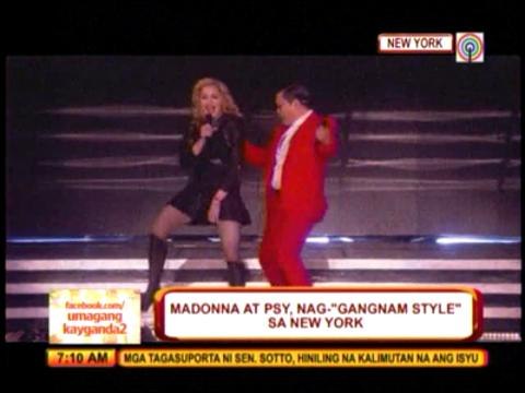 Madonna dances 'Gangnam Style' with Psy