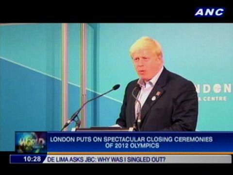 Highlights of the Olympic Games closing ceremony