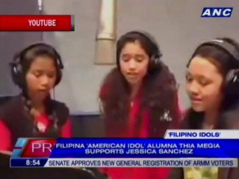 Idol' alum Thia Megia supports Jessica Sanchez