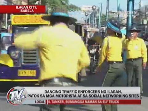 Ilagan traffic enforcers do 'Gangnam Style'