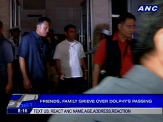 Friends, family grieve over Dolphy's passing