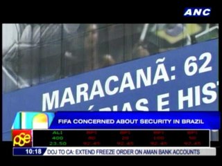 FIFA concerned about security in Brazil
