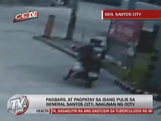 Killing of GenSan cop caught on CCTV camera