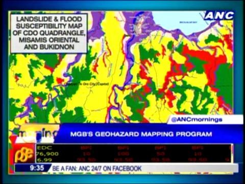 MGB maps out landslide-prone barangays