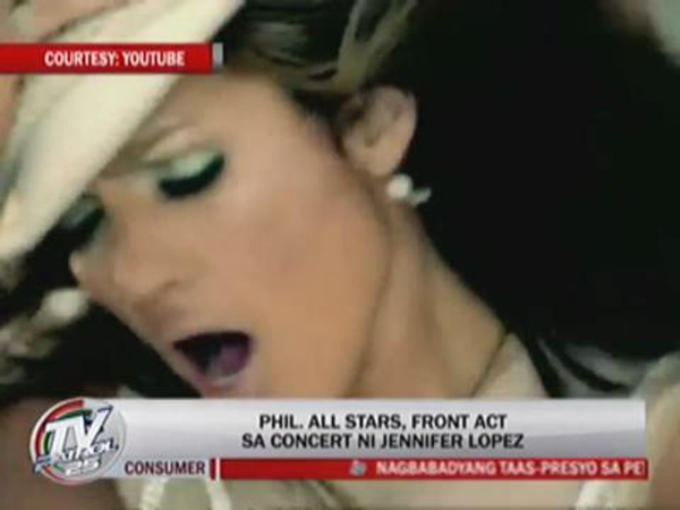 Philippine All Stars front J-Lo concert