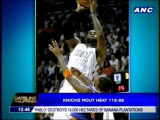 Knicks rout Heat, 112-92