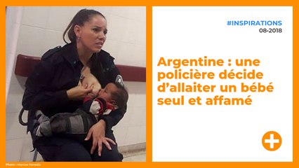 Argentine : une policière décide d’allaiter un bébé seul et affamé