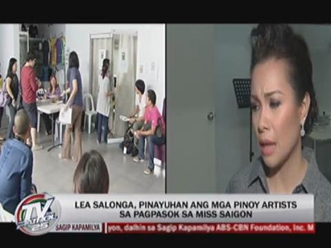 Lea Salonga performs with British group Blake