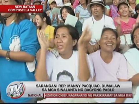 Pacquiao distributes relief goods in ComVal