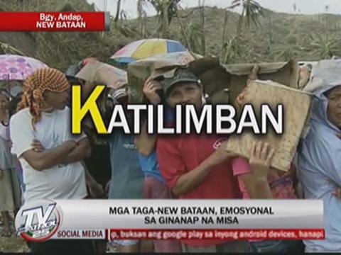 Devastated ComVal town holds Christmas mass