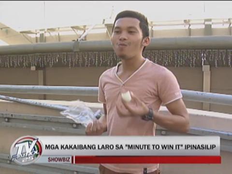 P1M prize in new game show 'Minute To Win It'
