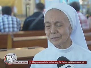 Friends visit wake of Fr. James Reuter