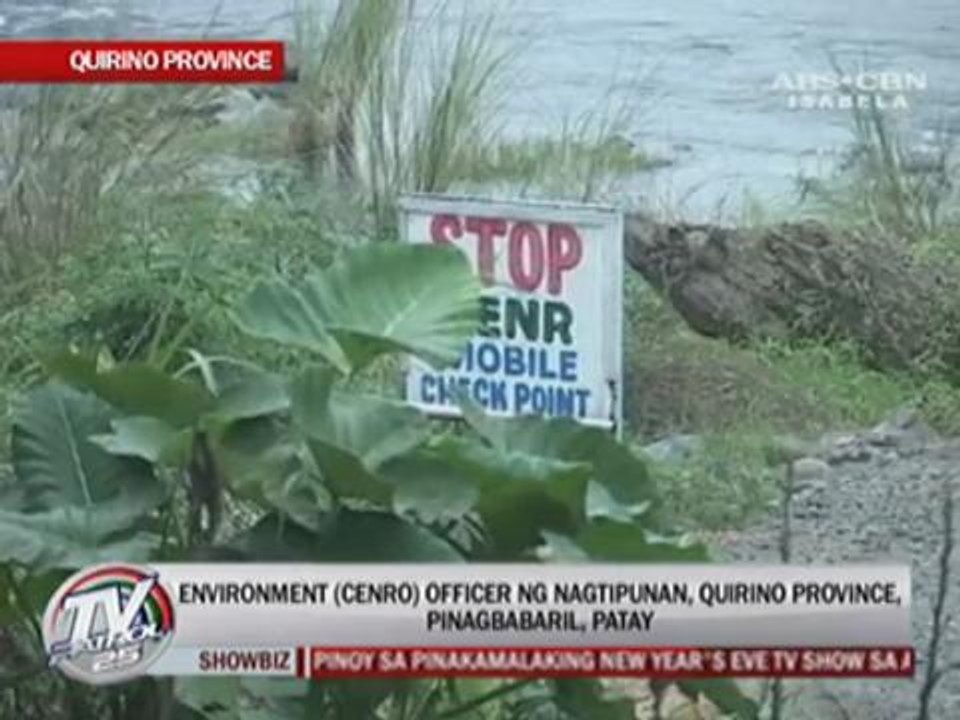 Environment officer shot dead in Quirino province