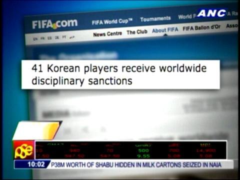 20130110_FIFA bans 41 South Koreans for match-fixing