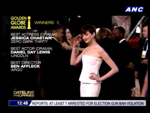 ‘Les Mis’ 'Homeland’ bag top awards at Golden Globes