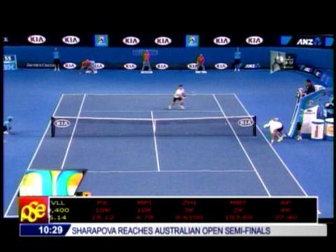 Djokovic barges to Australian Open semis