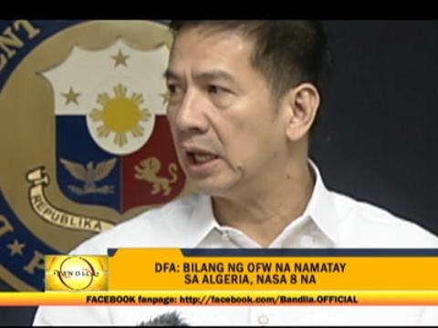DFA: Slain OFWs in Algeria rise to 8