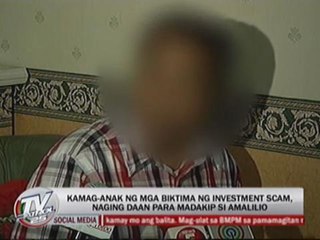 Aman victim's kin lead to Amalilio's arrest