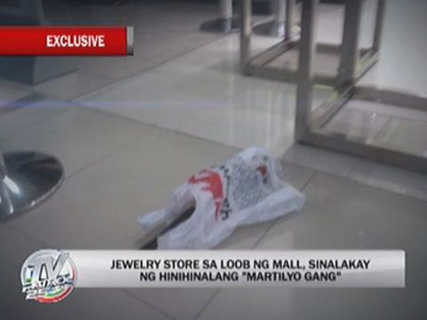 Police suspect ‘Martilyo Gang’ in mall heist