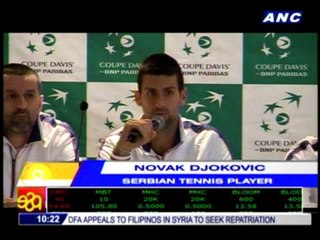 Djokovic: Davis Cup court in Belgium dangerous