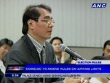 Comelec to amend rules on airtime limits