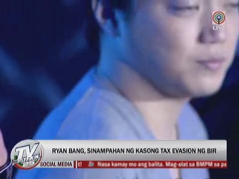 Ryan Bang faces tax evasion charge