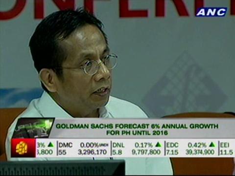 Goldman Sachs sees 6% annual growth for PH until 2016