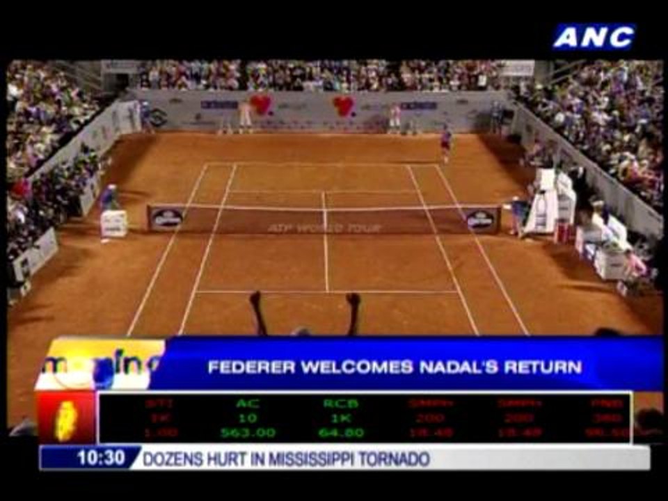 Federer welcomes Nadal's return