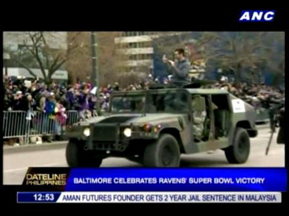 Baltimore celebrates Ravens' Super Bowl victory