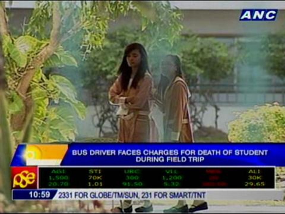 Bus driver faces charges for death of student during field trip