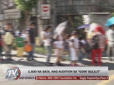 1,500 'bibo' kids join 'Goin' Bulilit' search