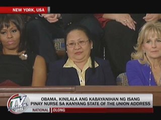 Obama cites Pinay nurse heroism in state address