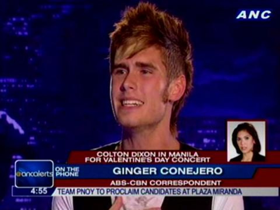 Colton Dixon In Manila for Valentines Day Concert