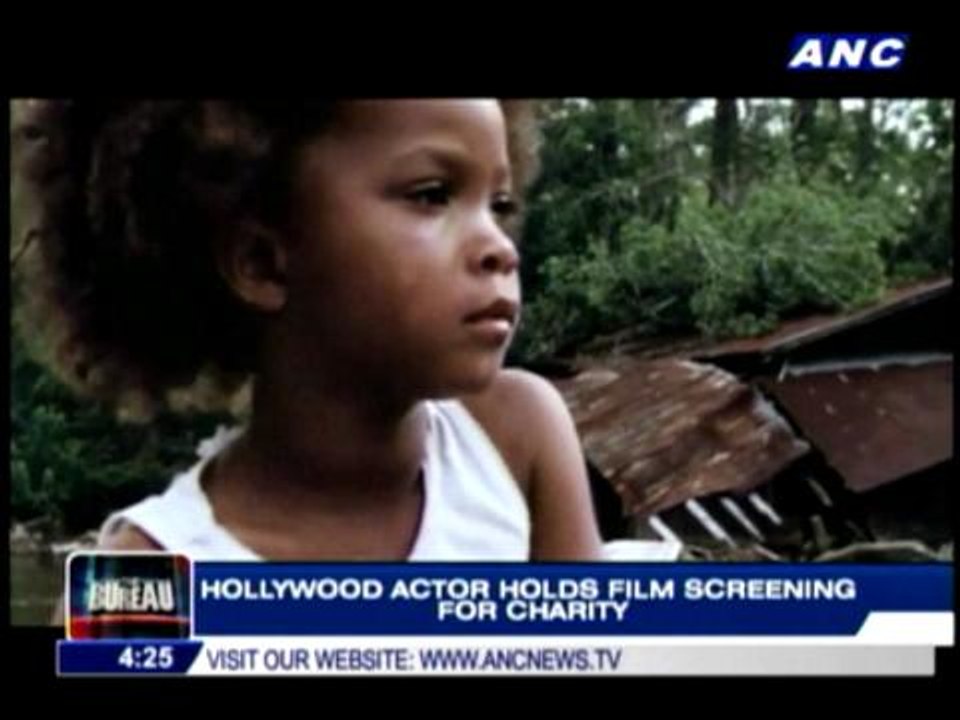 Hollywood actor holds film screening for charity