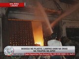 Fire hits warehouse in Laguna