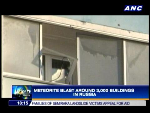 Meteorite blast in Russia equal to 300 tons of TNT