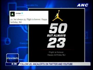 Tweeps send shout-outs for Jordan's 50th birthday