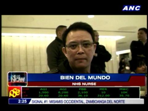 Filipino nurses in UK protest health budget cuts