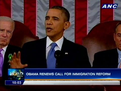 Obama pushes US Congress to work on gun control, immigration, economy