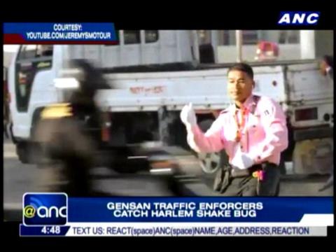 GenSan traffic enforcers catch 'Harlem Shake' bug