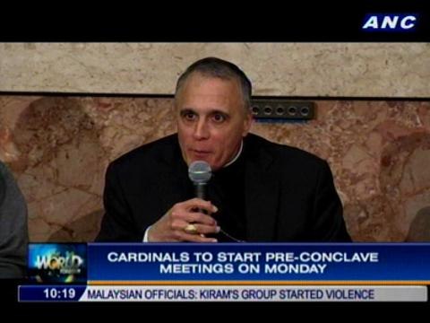Cardinals preparing for papal conclave