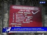 Supreme Court asked to intervene on COMELEC order to remove oversized posters in Bacolod church