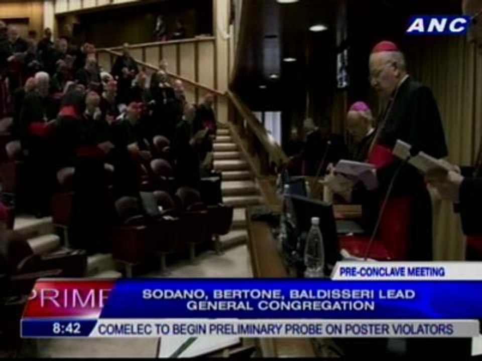 Lombardi: 1st general congregation 'serene, positive, constructive'