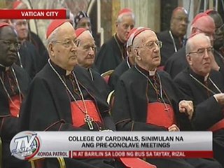 Vatican pre-conclave meetings begin