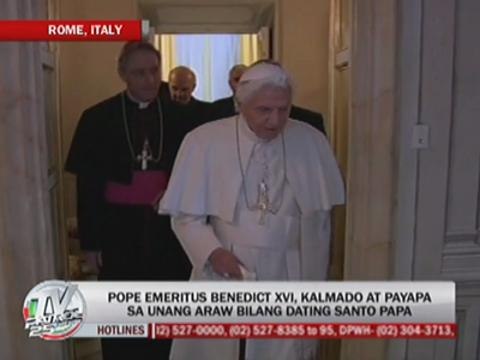 Benedict XVI 'calm' in Castel Gandolfo