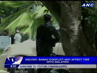 Download Video: Aquino: Sabah conflict may affect ties with Malaysia