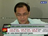 DOE: Luzon, Visayas power supply enough despite Leyte landslide
