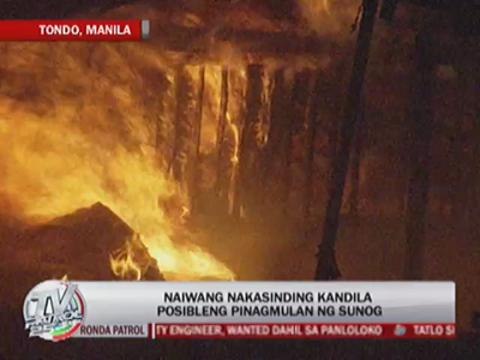 Tondo fire leaves over 500 families homeless
